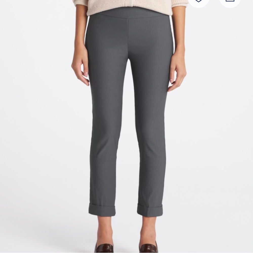 Tribal Charcoal Ankle Pants